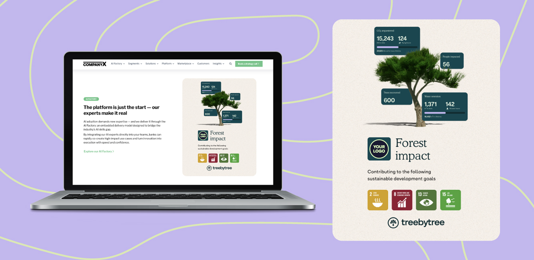 How to use Treebytree’s Impact Widget | Treebytree
